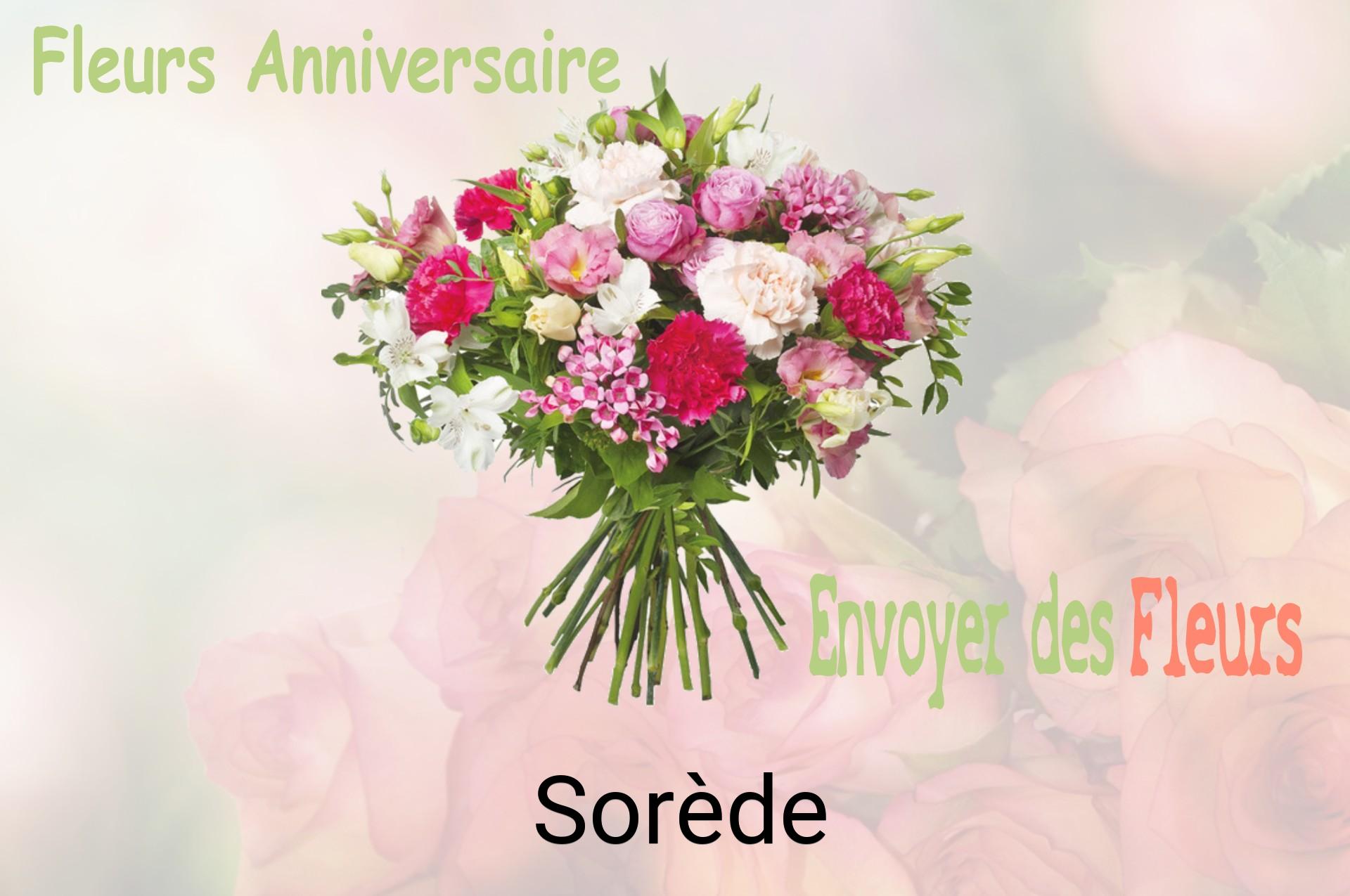 Bouquet de fleurs d’anniversaire livré à Sorède